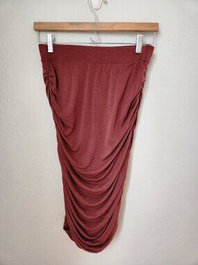 Moda International Chic Rouched Pencil Skirt